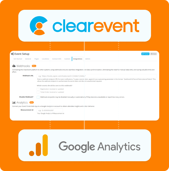 Google Analytics Integration — ClearEvent