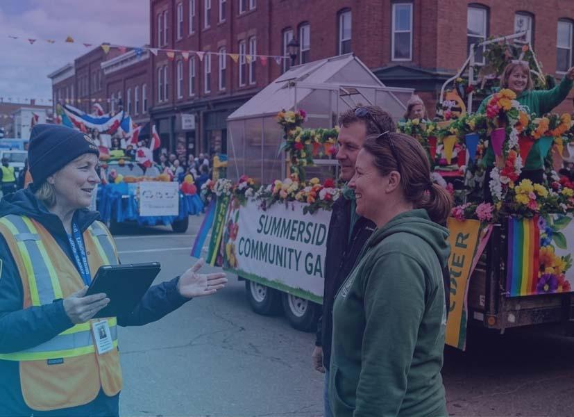 ClearEvent Online Event Registration Software displayed on a desktop screen.
