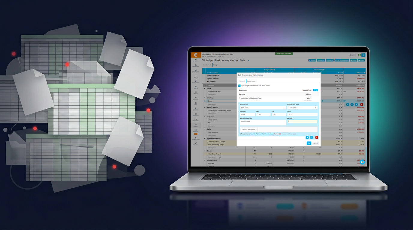 Event Registration Software vs Spreadsheets.