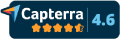 ClearEvent 4.6 star rating badge from Capterra